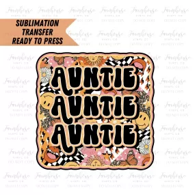 Auntie Retro Rock  Ready to Press Sublimation Transfer