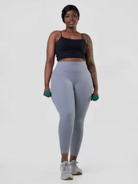 Ava Fitness Bella Workout Leggings - Grey Blue