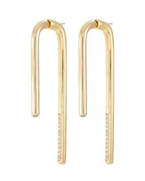 Celeste Drop Earrings (Gold/Crystal)