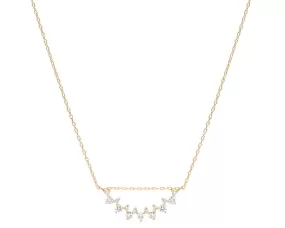 Celine Staggered Diamond Pendant