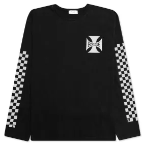 Classic Checker L/S Tee - Black