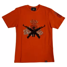 DenimiCity Cash Money Crystal Tee (Orange)