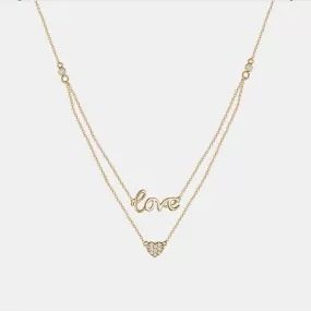 Double Layered Love necklace