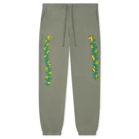 Feature x Carrie Lynn's Plants Plantship Sweatpants - Oil Green