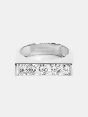 Federation Be Mine Ring - Silver / Clear Zirconia