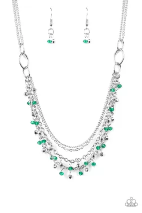 Financially Fabulous - Green Necklace