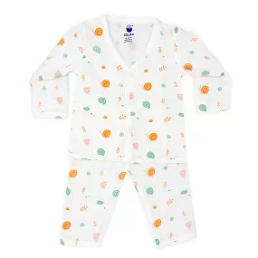 Full sleeve Jabla Pyjama Set -Organic Muslin -Snail