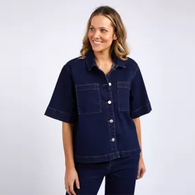 Huntleigh Short Sleeve Shirt - Indigo