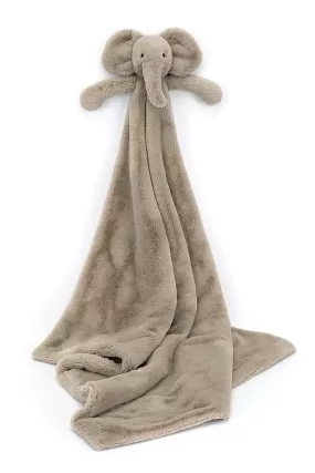 JELLYCAT *Luxe* Smudge Blankie - Elephant