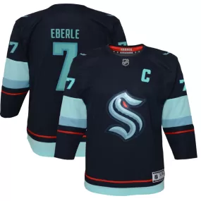 Jordan Eberle Seattle Kraken Youth Home Premier Jersey - Navy