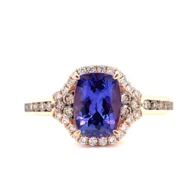 LeVian Tanzanite and Diamond Ring