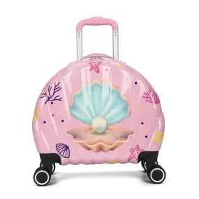 Pink Shell Design Trolley Bag for Teens -RICHA001STP