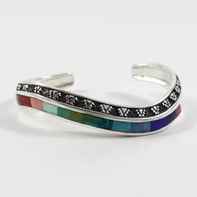 Rainbow Wave Cuff