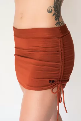 Rust Cinch Skirt