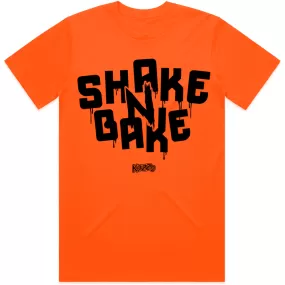 SHAKE N BAKE : Blood Orange Sneaker Tees Shirt (black ink)