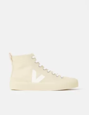 Veja Wata II Canvas Trainers - Butter/White/Butter Sole